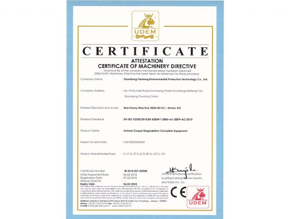 CE certifaction