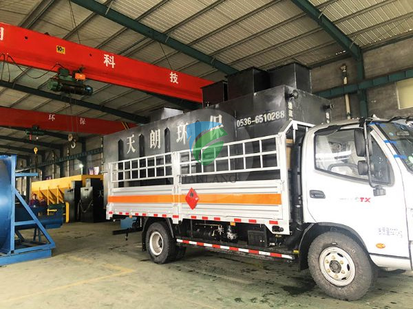 Guangxi Liuzhou MBR membrane sewage treatment equipment delivery