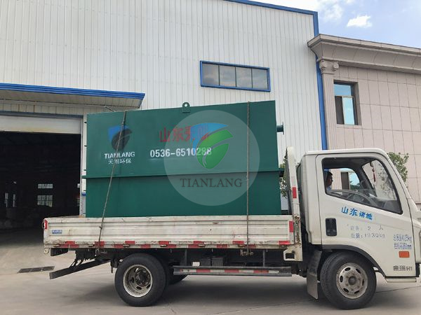 Anhui Gujing Gongzhen wine industry buried sewage treatment equipment delivery
