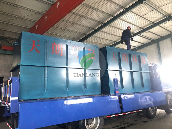 Henan buried integrated sewage treatment equipment delivery