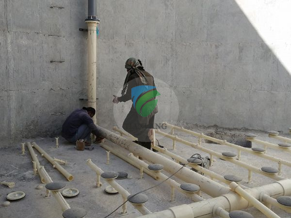 Pakistan municipal sewage in aeration system installation site