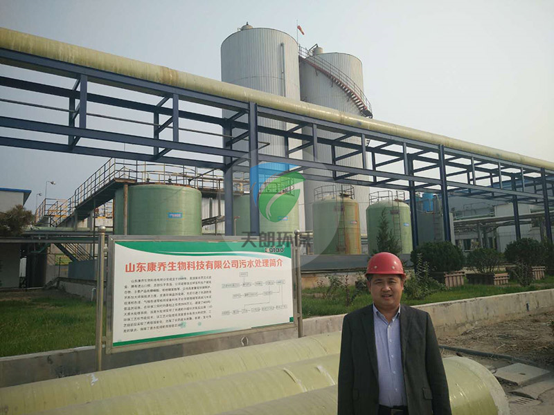山东康乔生物科技有限公司两台EGSB厌氧反应器
