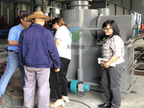 印尼客户参观考察山东天朗环保