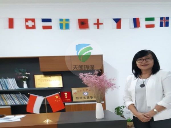 印尼客户参观考察山东天朗环保